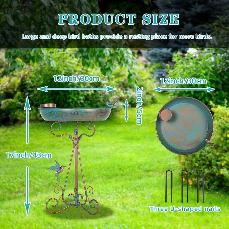 Bird Bath with Feeder Pedestal
