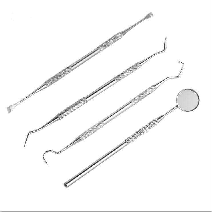 Dentist Stainless Steel Tartar Remover Set of 4