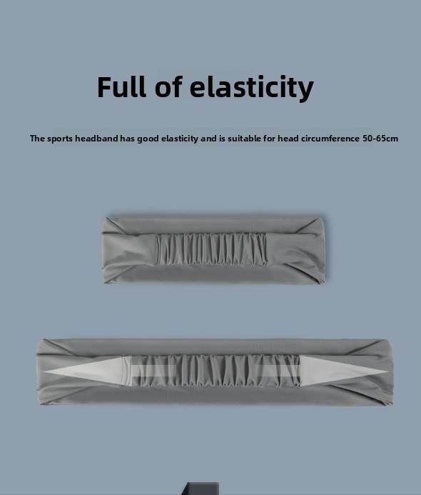 2 Pcs Cooling Sports Headband Moisture Wicking Sweatband for Running Gym & Yoga Non Slip Stretchy Hair Band Black & Pink