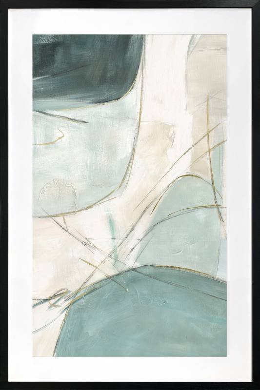 Billow Artwork Framed W Glass Front 80x120cm