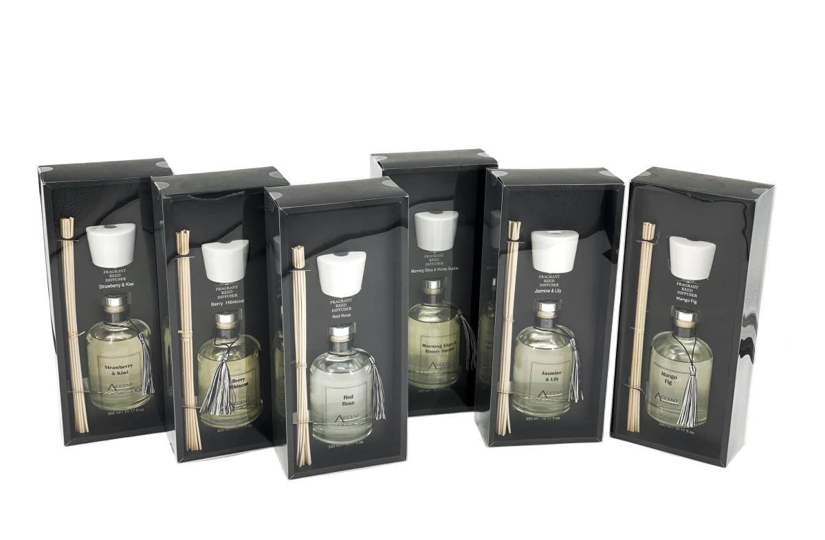 bulk 12 300ml Fragrant Oil Diffuser With Ceramic Cap Assorted Frag