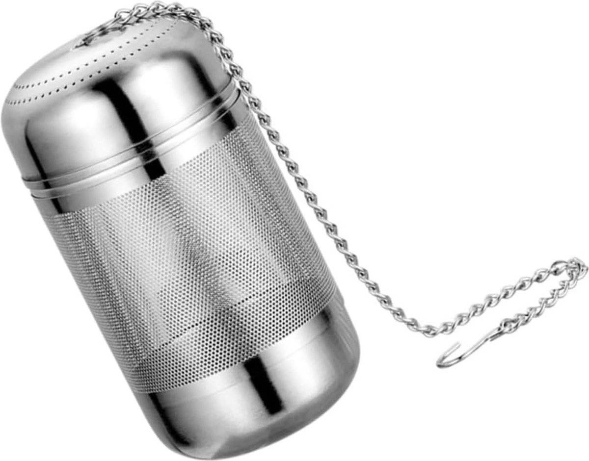 2 pcs - Stainless Steel Herb Ball Stainless Steel Tea Infuser Lazy Tea Infuser Bags for Boiling Tea Infusers for Loose Tea Screw Thread Tea Strainers Brine Basket Mesh Tea Household Soup