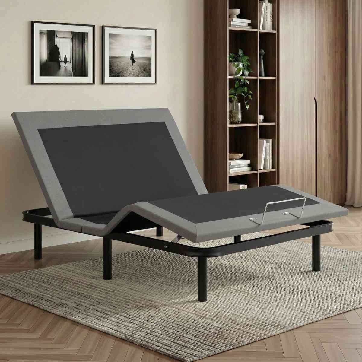 Artiss Adjustable Bed Frame Double Size Electric Bed Base Wireless Remote Control Zero Gravity Power Bed Foundation