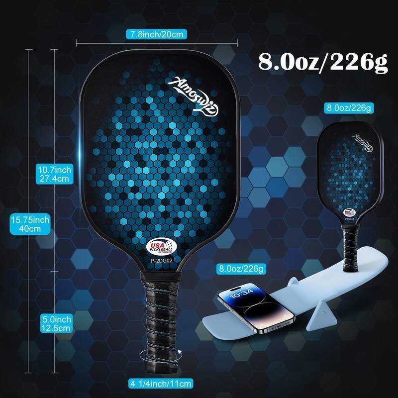 Pickleball Paddle Set 4-Pack Fiberglass Beginners