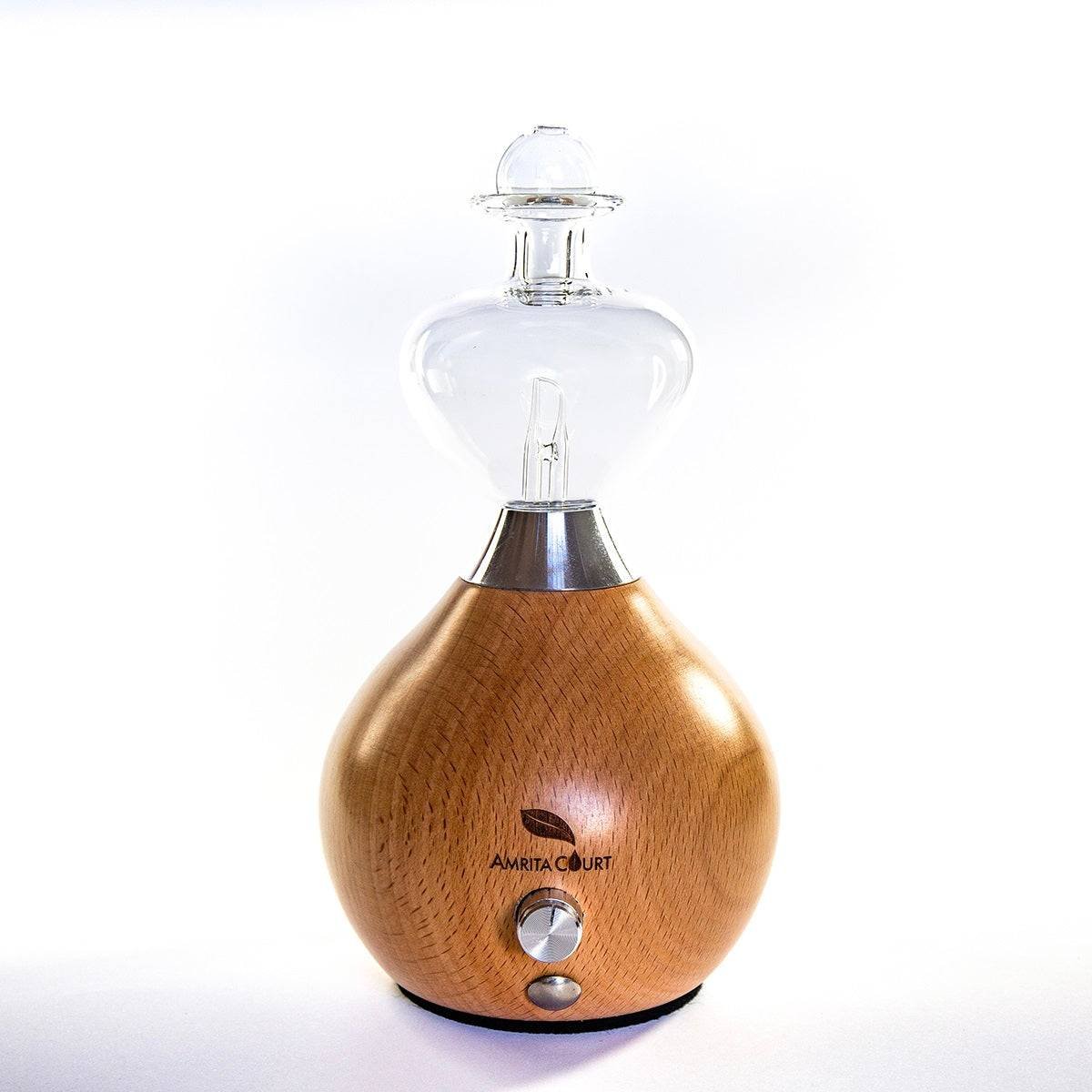 Hour Glass Eco-Friendly Nebuliser Wood | Waterless Aroma Diffuser | No Plastics Pure Essential Oil Diffusing