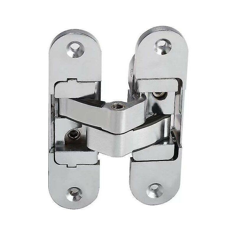 3D Invisible Hinge. Satin Stainless Steel. 2 Pieces, 2395Mm (Left + Right)