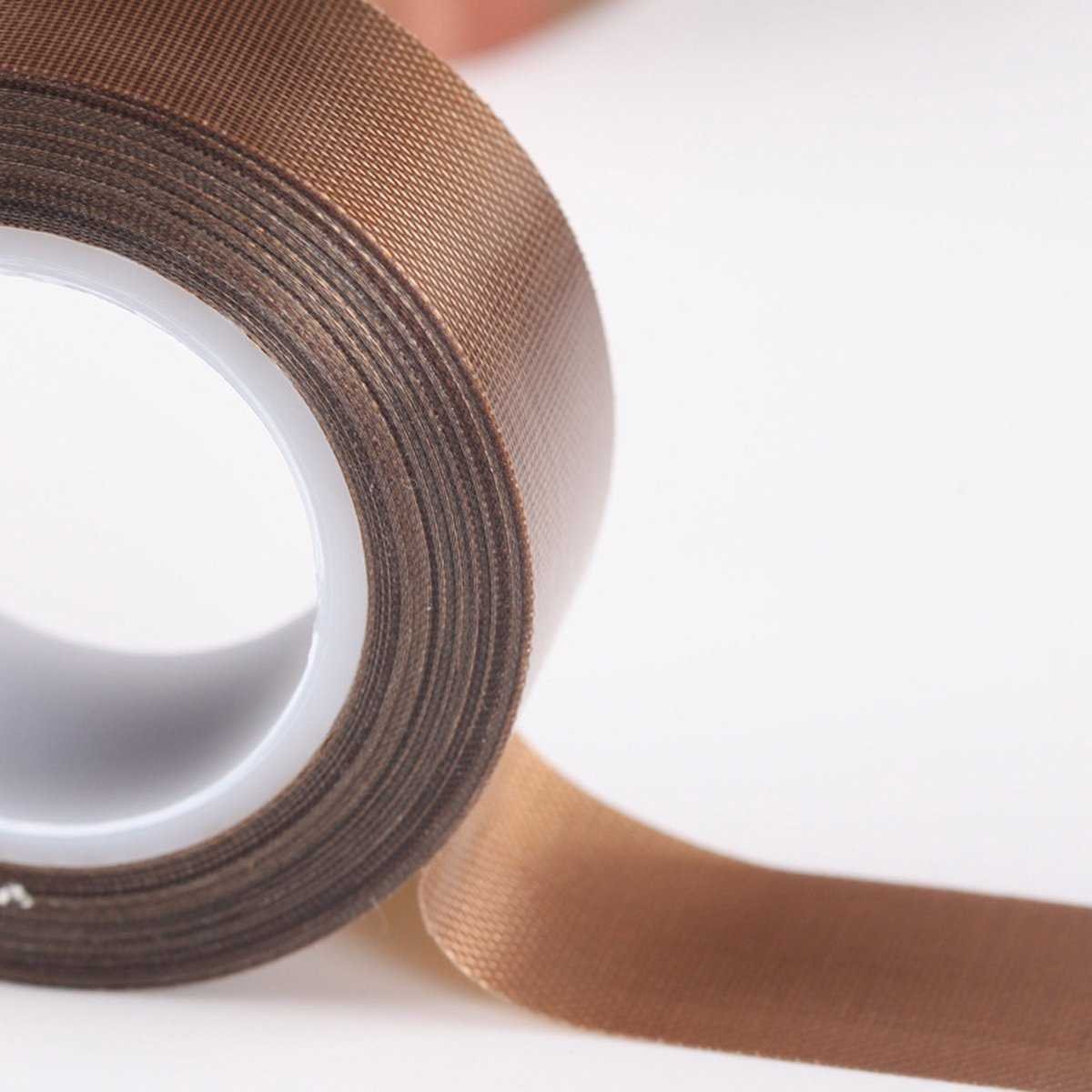 Heat Resistant Tape - Brown - Reliable Bond - Galvanized Silicone Insulating Tape - Teflon - 30mm*10m*0.18mm