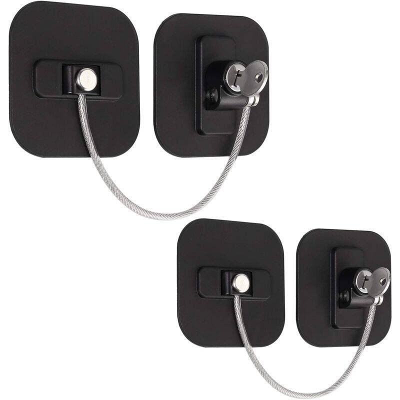 Child Window Lock, 2 pcs Safety Window Locks Window Locks Child Safety Protection Baby With Stainless Steel Cable