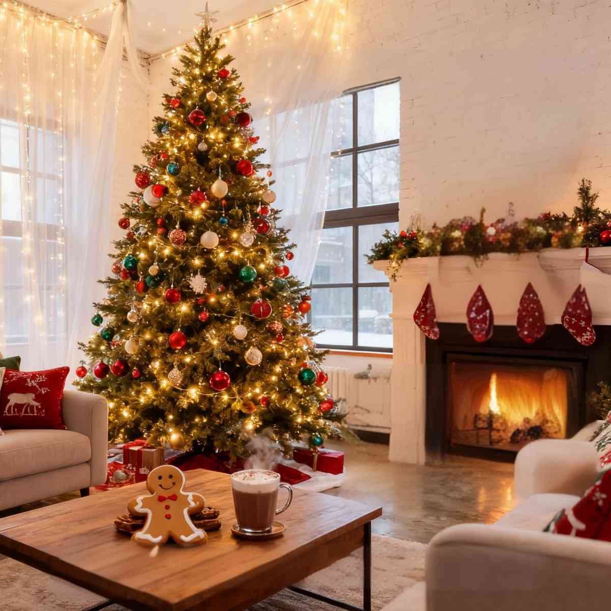 300 LED Warm White Fairy String Lights, 9m Black Wire, Battery-Operated, IP44 Waterproof, Timer Function for Christmas Bedroom Wreath Decor (Batteries Not Included)