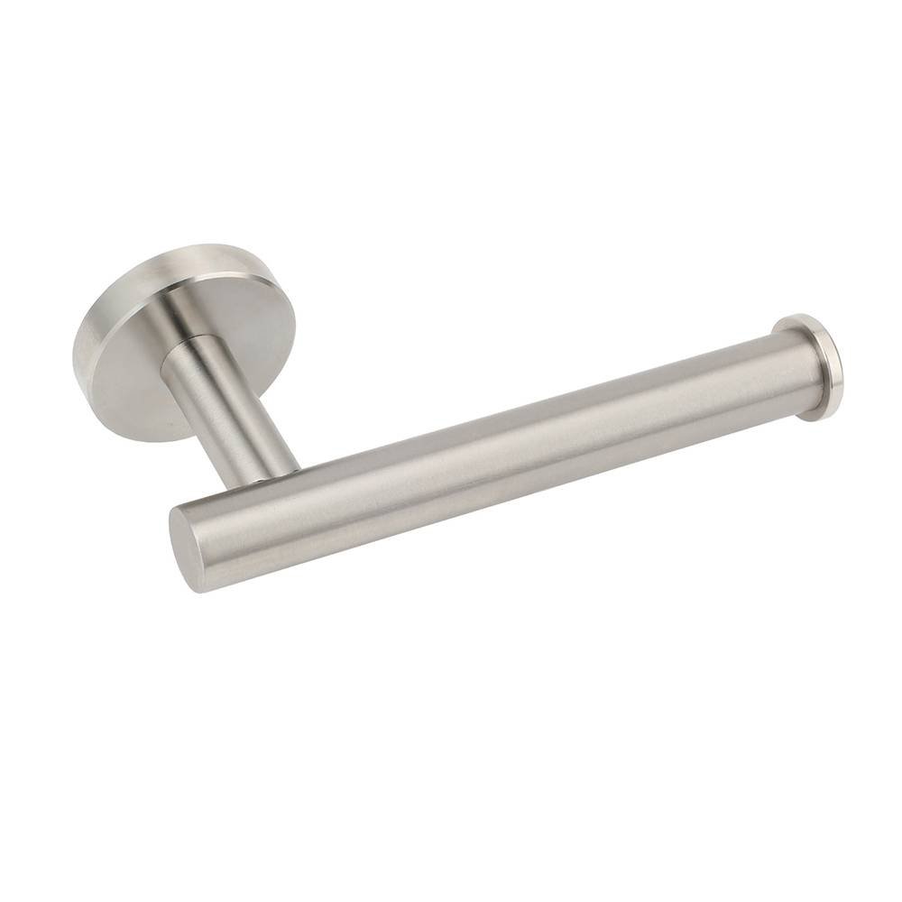 Brushed Nickel Stainless Steel Toilet Paper Roll Tissue Holder Rack Kit Bathroom