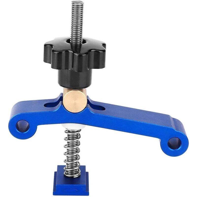 Metal T-Clamps, Multi-Purpose Aluminum Alloy T-Slot Clamp Woodworking Tool Set, Terminal Block T-Clamp Carpentry