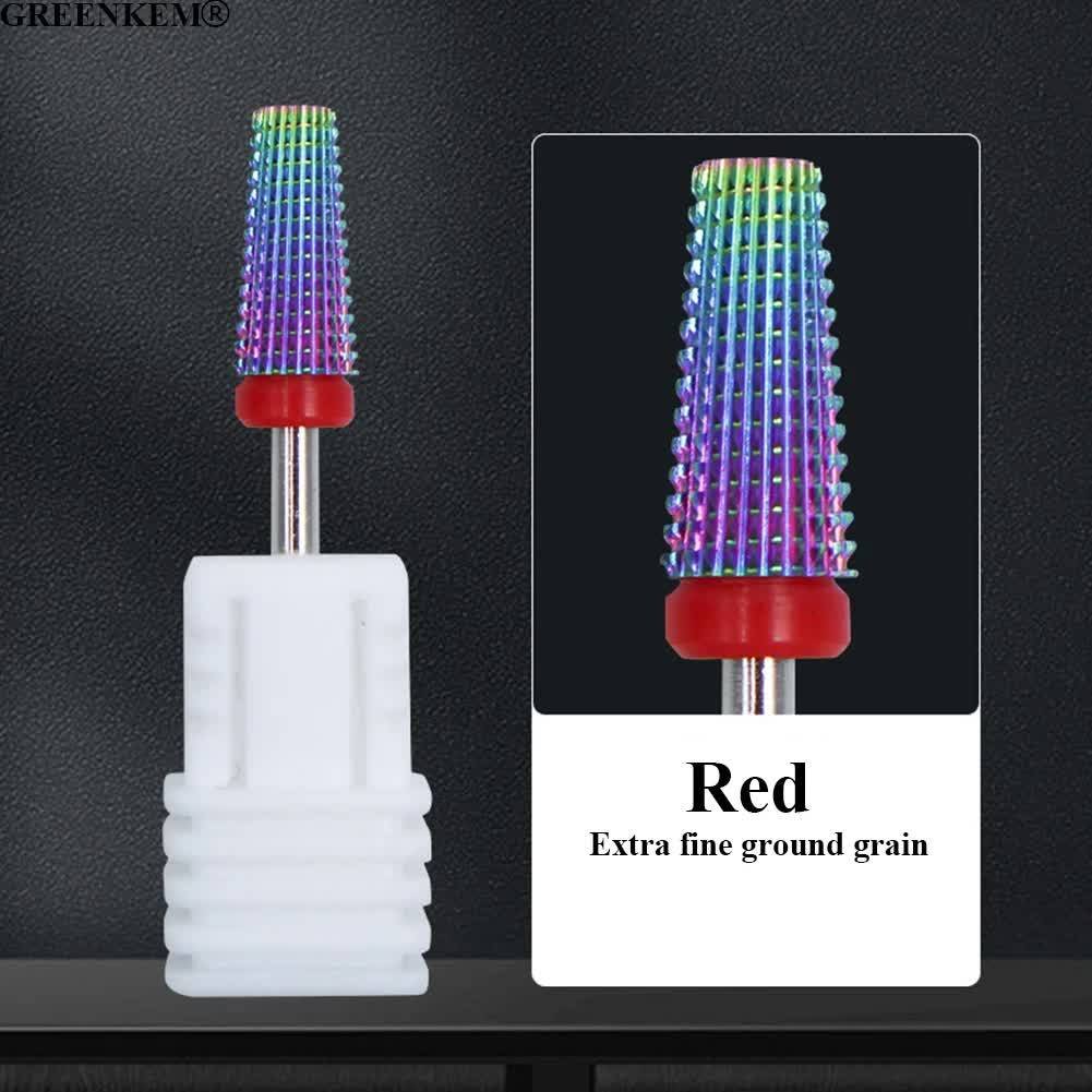 5-in-1 Nail Cutter Bit – Coated Tungsten Grinding Head – for Manicure and Pedicure 1 piece F