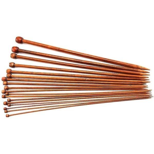 Bamboo Chopsticks Set Single Pointed Carbonated 2mm-10mm 36pcs