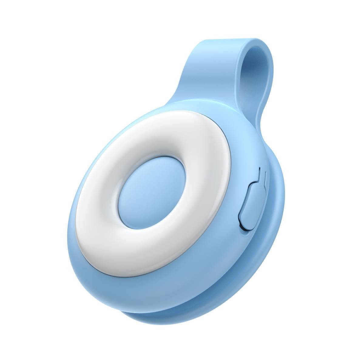 Blue Mini Magnetic Selfie Light Clip-On LED Phone Fill Light Rechargeable 500mAh 5 Lighting Modes Portable Video Light for Vlogging & Zoom Calls