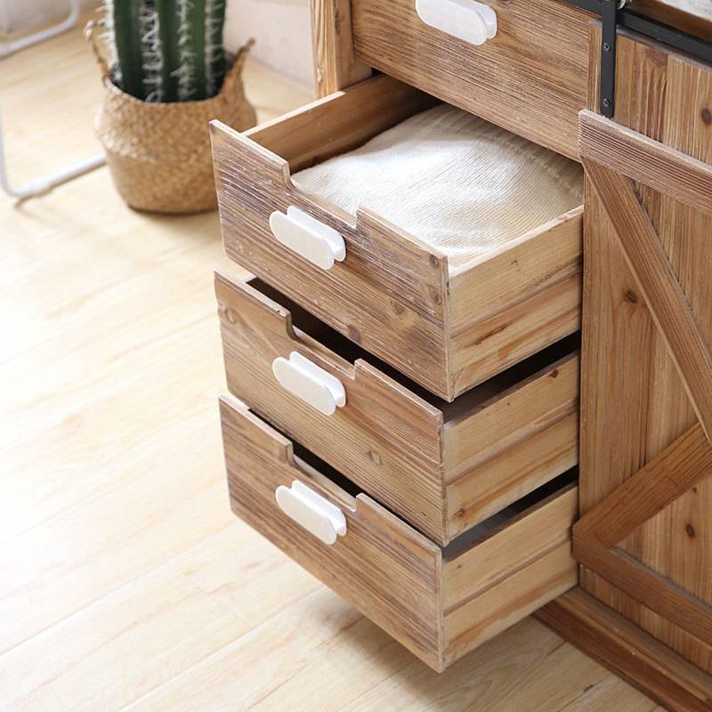 White 10-Pack No-Drill Window Handle Cabinet Pulls - Adhesive Mounting for Easy Installation