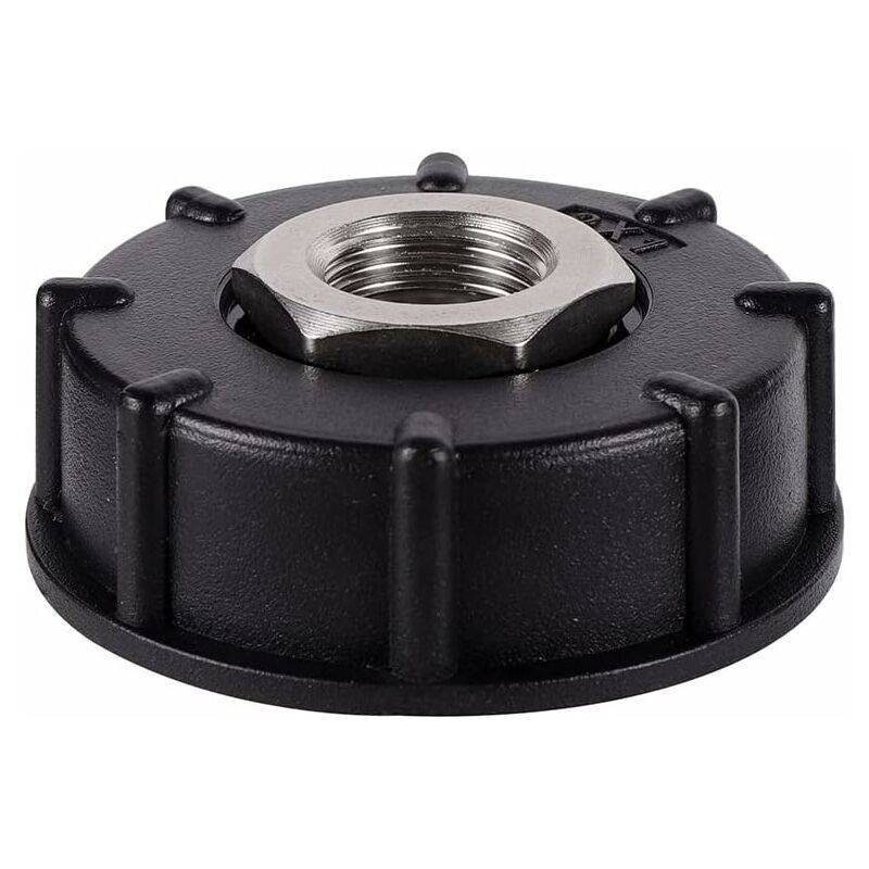 Ibc S60X6 Water Tank Adapter Coarse Thread With Hose Connector Stainless Steel Valve Spout Fittings (1/2" Internal