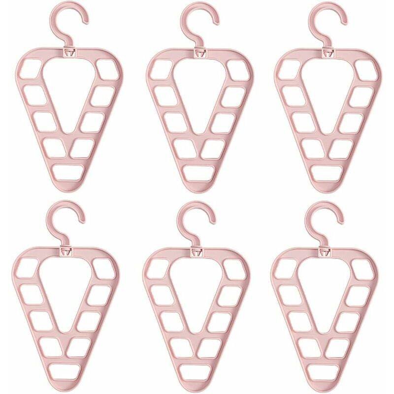 Magic Hanger Organizer, Space Saving Multi-Function Coat Rack Hangers, 9 Hole Triangle Multifunctional Non-Slip Hanger,
