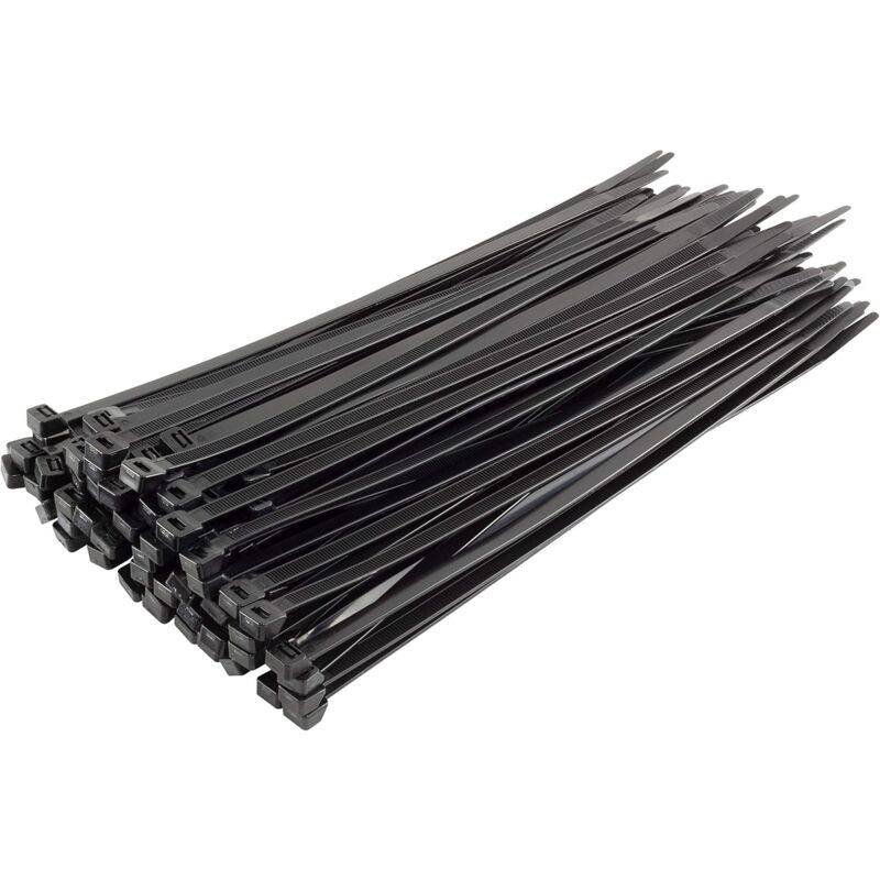 Nylon Cable Tie - 300Mm X 7.6Mm - Black - Heavy Duty Cable Tie - Heavy Duty Cable Ties - Pack Of 100