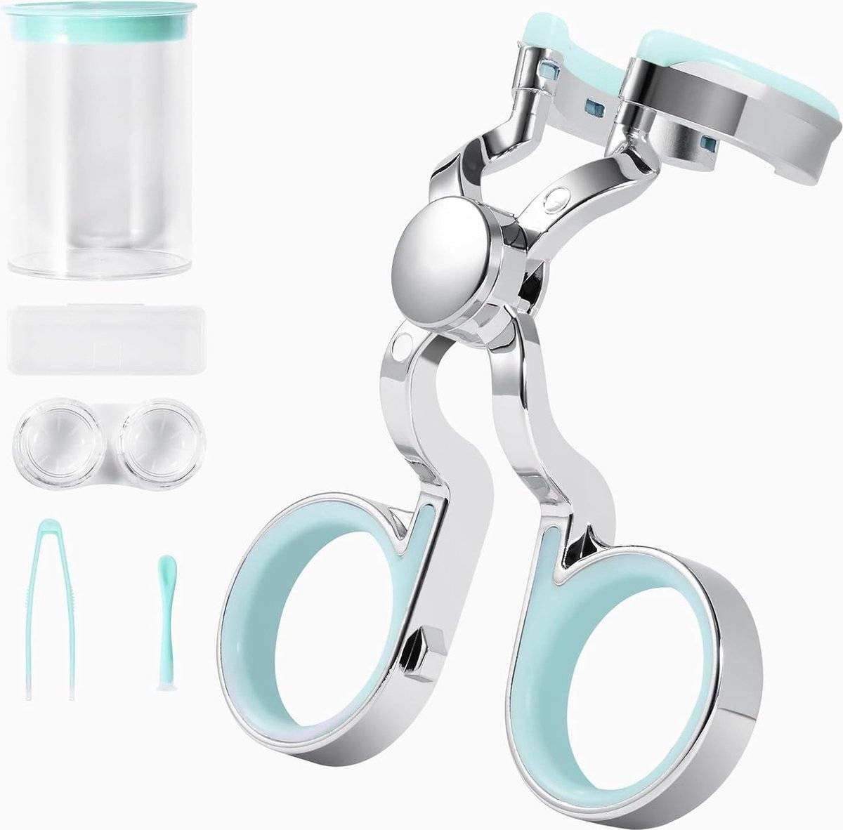 Contact Lens Wearing Aids - Eyelid Wear Aid - Contact Lens Inserter Remover - Contact Lens Eyelid Stretcher - Contact Lens Lens Aid - Lens Suction Cup - Contact Lens Holder - Silicone Soft