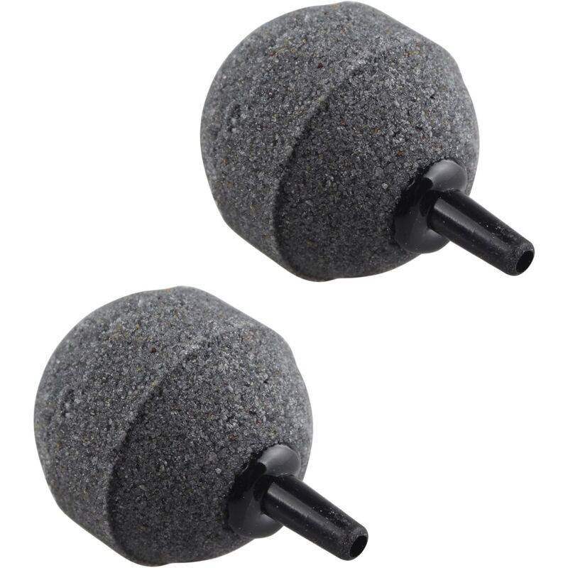 2 pcs 30Mm Fish Tank Ball Bubble Air Stones Diffuser For Fish Tank Aquarium Hydroponic Pump