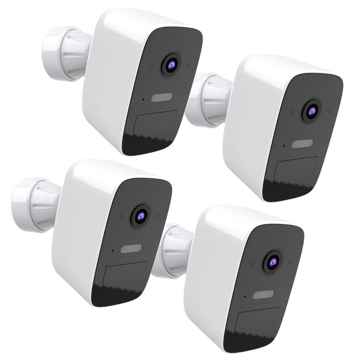 Connect SmartHome Wireless 2K Outdoor Camera 4 Pack