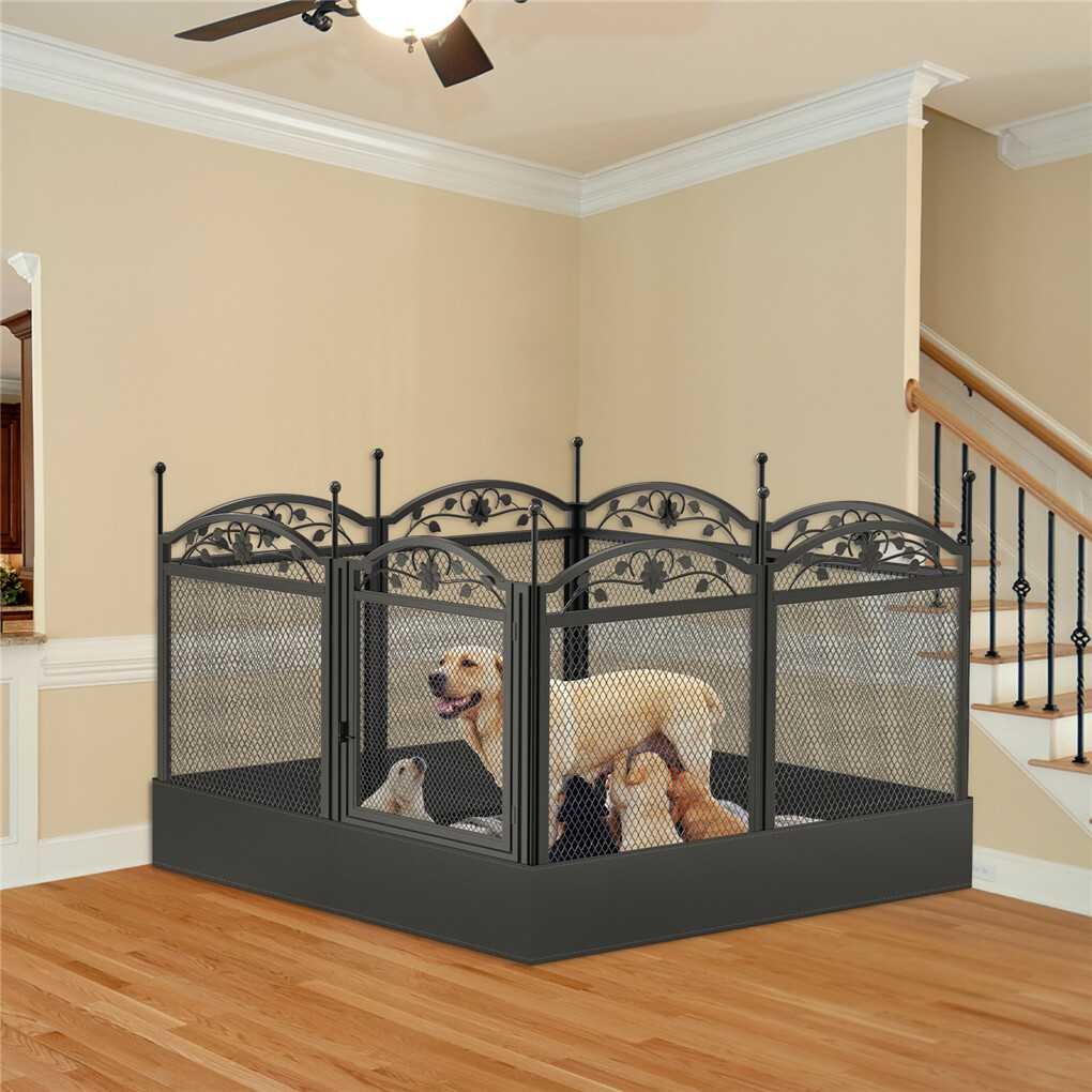 3 in 1 Dog Playpen Extra Large Dog Whelping Fence DIY Shape Garden Fence Barrier