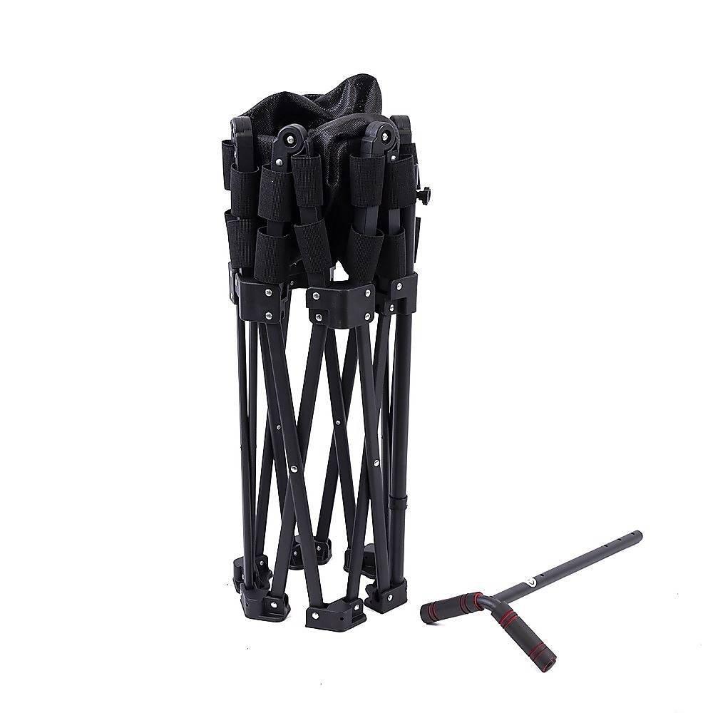 Foldable Fitness Trampoline with Handle Compact Folding Rebounder