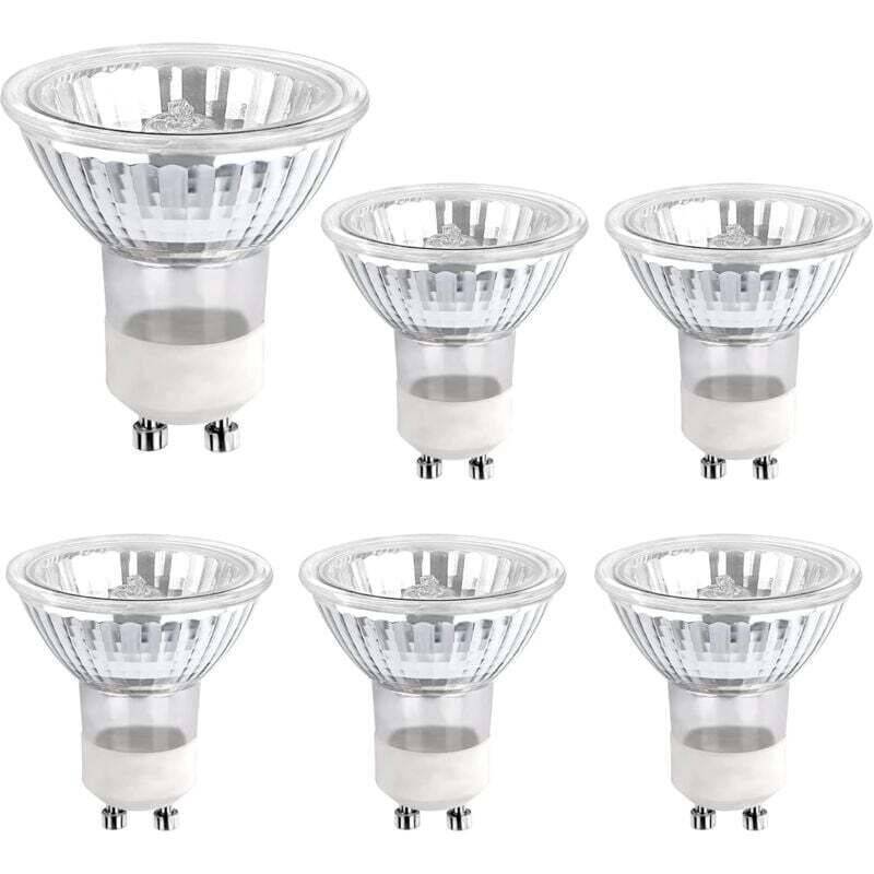 Halogen Bulb Gu10 35W 230V, 380Lm Warm White 2700K, Dimmable Halogen Spot Bulb, For Cabinet Light, Display Lights, Pack