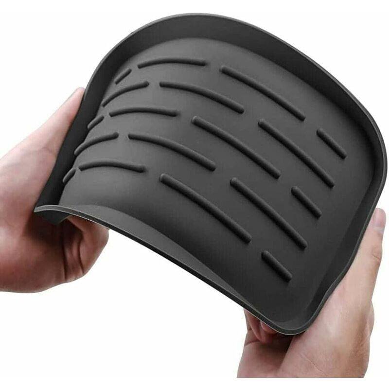 Silicone Draining Mat - Sink Organizer For Sponges, Brushes, Soap, Wine Glass Dry Mat, Non-Slip Sponge/Sink Holder