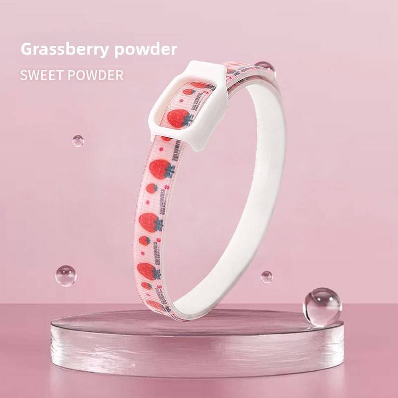 2-Pcs Pink Pet Insect Repellent Collar with Plant-Based Essential Oils – Adjustable, Water-Washable & Safe for Dogs and Cats(36cm)