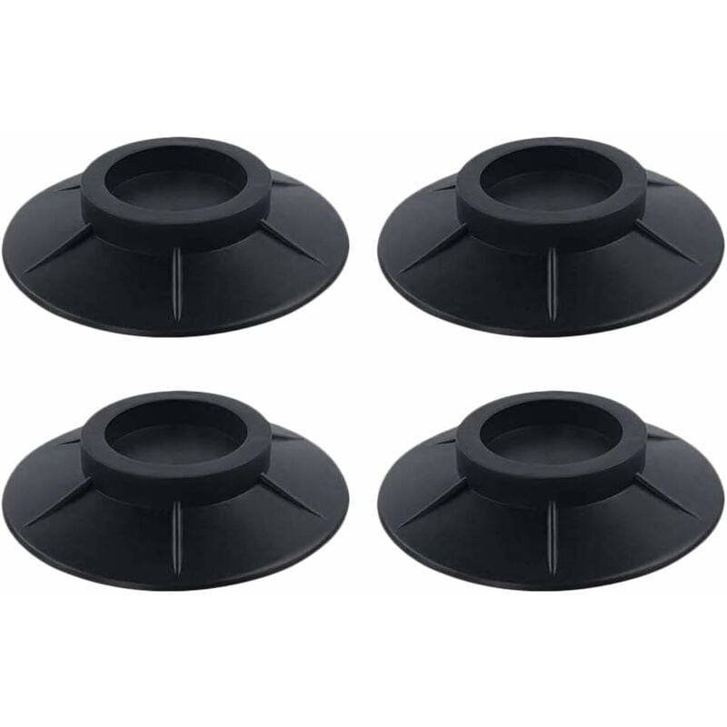 Washing Machine Anti-Vibration Pads, 4-Piece Set for Washer and Dryer Stability, Vibration-Damping Washine Machine Mat