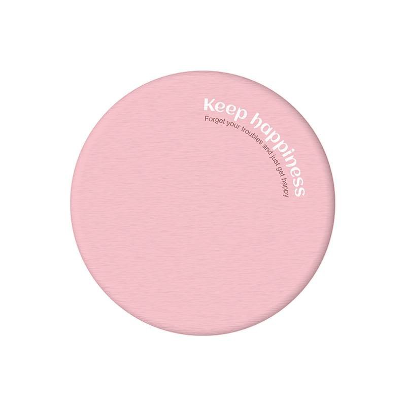 2 Pcs Pink Quick-Dry Natural Diatom Mud Coaster - Absorbent Bathroom Sink Mat for Kitchen and Washroom Use