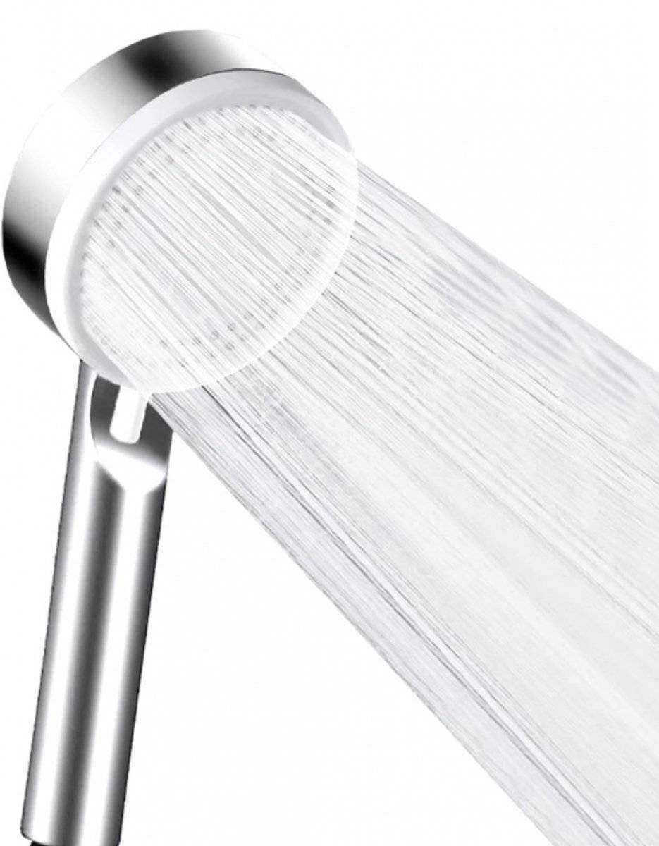 Shower head - 5 jet types - Wellness - 5 spray modes - silver - Better skin - Hand shower - Antibacterial - Anti-limescale protection - Anti-rust