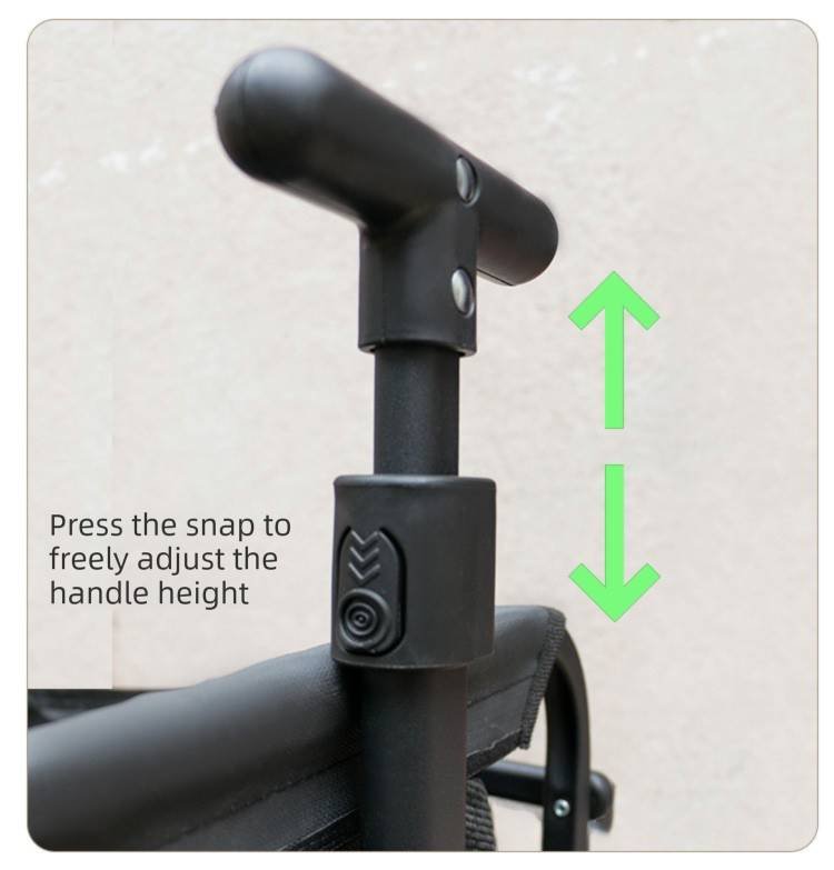 Mini Foldable Outdoor Camping & Utility Wagon with 5-Inch Wheels