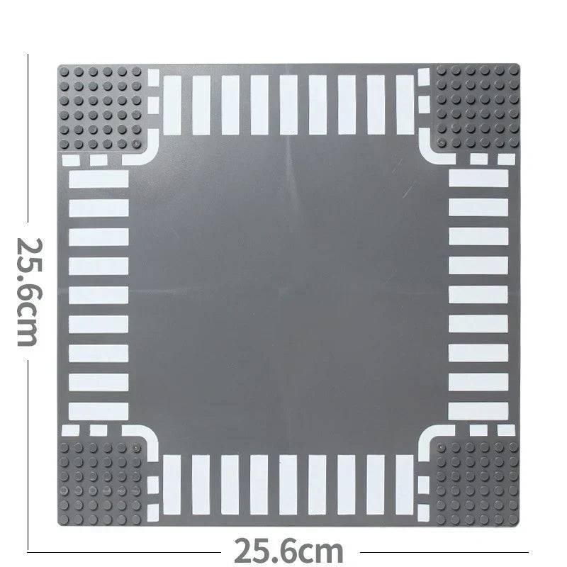 City Road Baseplate Block For Kids Diy Building