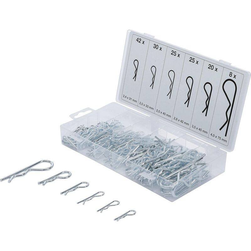 Assortment Of Spring Pins Ø 2.4 - 4.0 Mm 150 Pieces