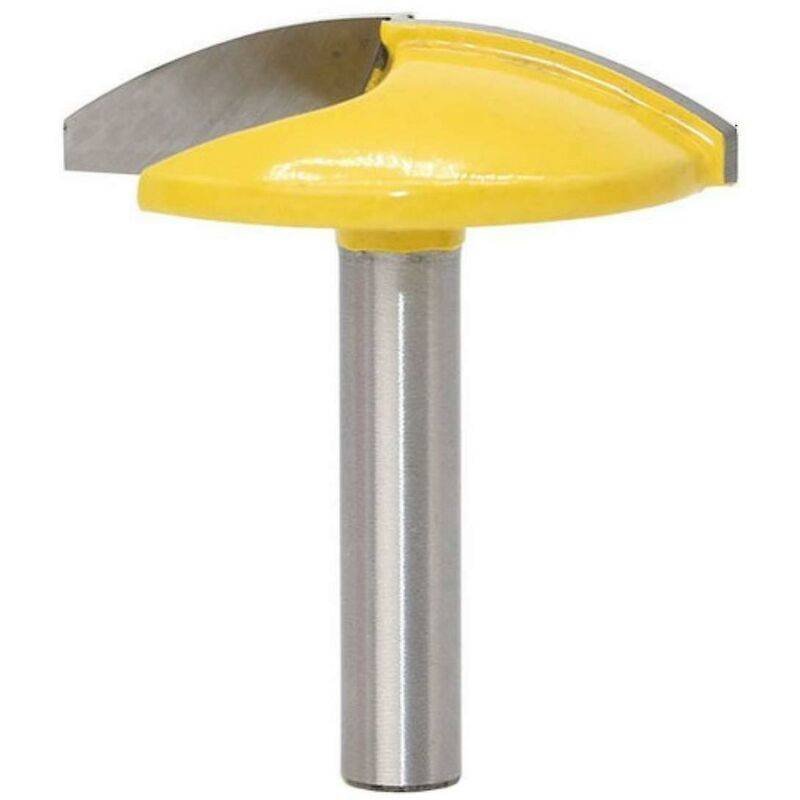 Curved And Horizontal ROuter Bit With 8Mm Shank Carbide Molding Cutter - Professional Wood Cutting Tools（44.5Mm）