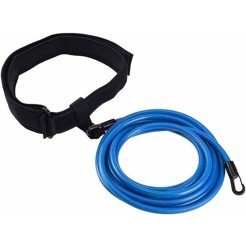 Pool Swim Belt, Adjustable Pool Swim Belt Swimming Resistance Belt Swimming Belt For Pool Swim Training Bungee Swim