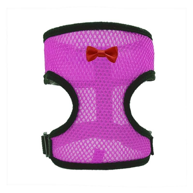 2-Pcs Pink Adjustable Pet Harness with Leash – Breathable Mesh Design for Small Dogs, Cats, Chickens, Ducks & More | Anti-Escape, 360° Support, Lightweight & Comfortable in Australia(Size:S)