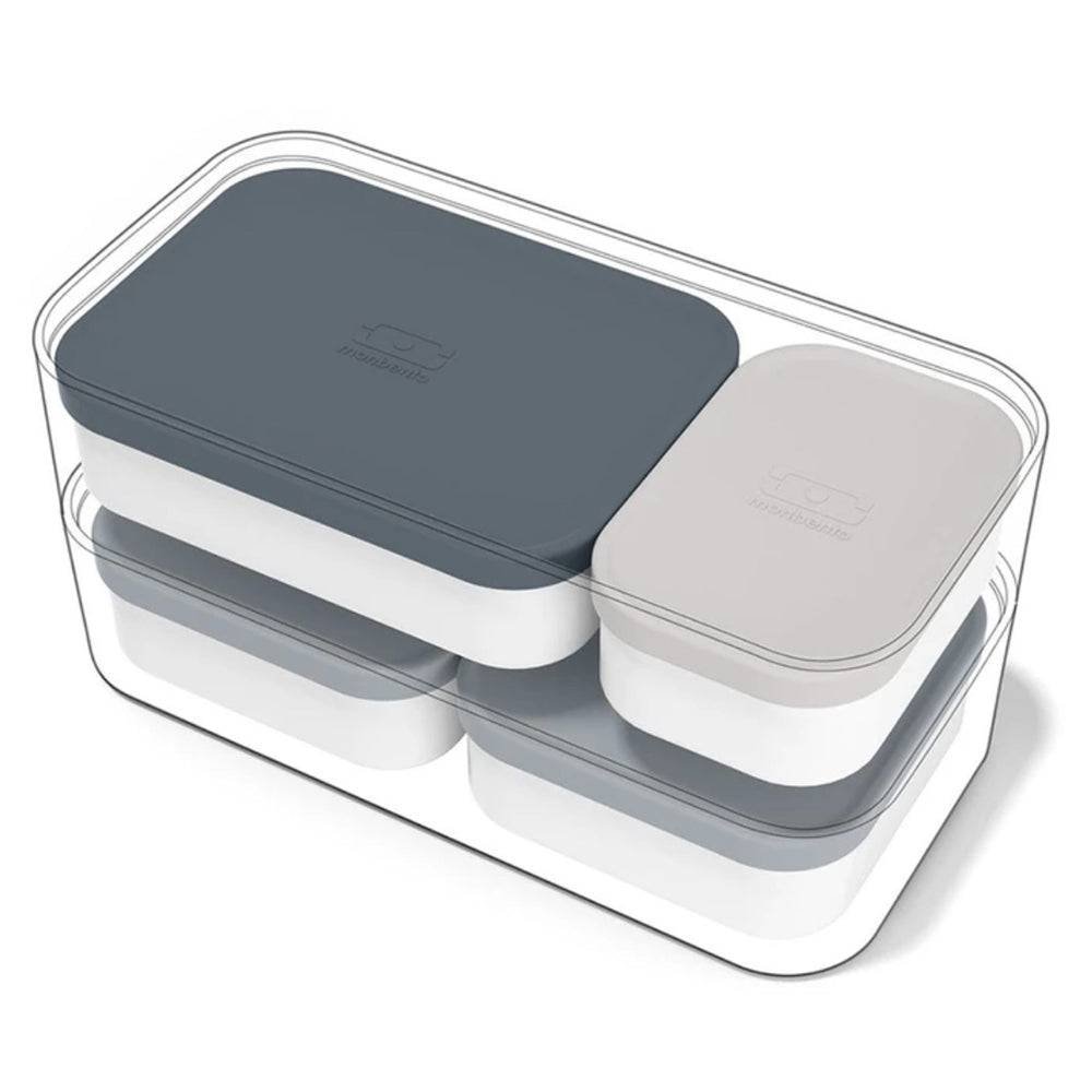 Monbento MB Extra Bento Box Containers - Grey Blue Mix