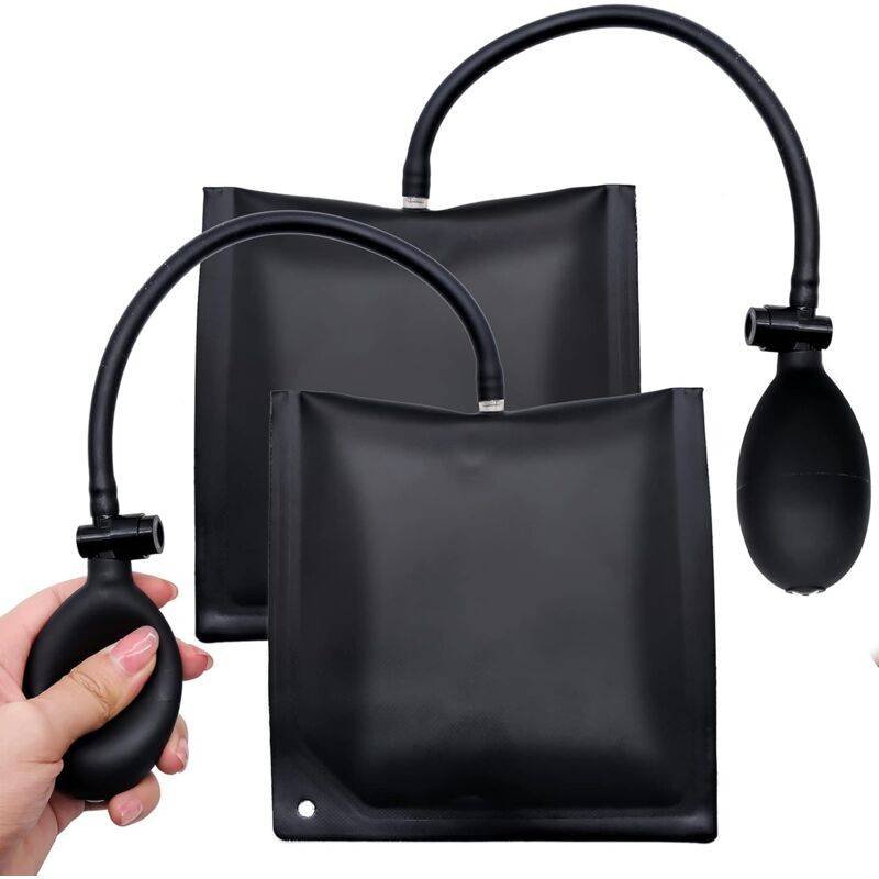 2 pcs Mounting Cushion Air Wedge Inflatable Lifting Air Cushion Tools For Installing Windows, Shutters, Doors,