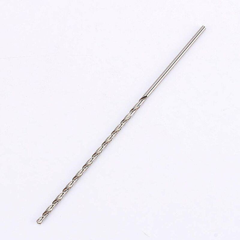 Extra Long Twist Drill Bit, Hss Twist Drill Bit Length 160Mm Drilling Tool For Wood, Metal And Steel 3Mm Twist Drill