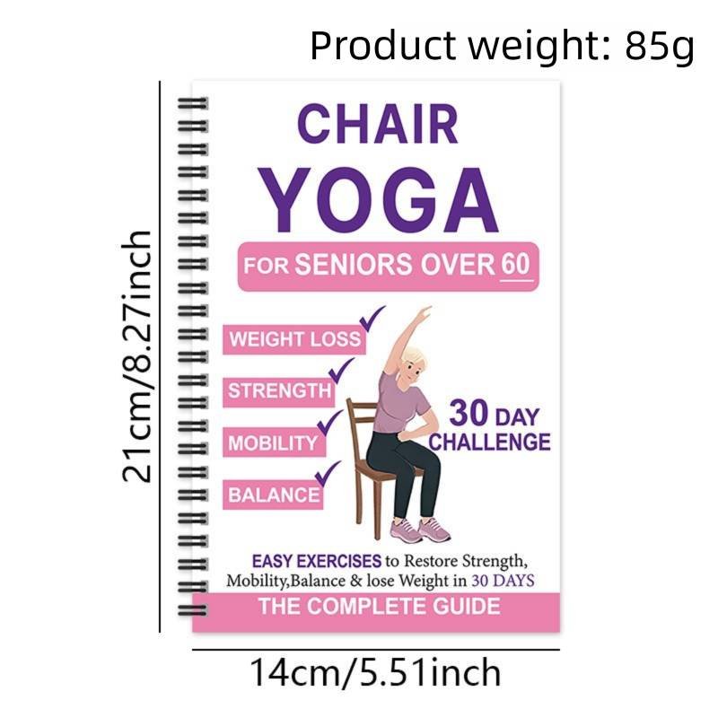 (Edition-B)Chair Yoga for Weight Loss Guide for Seniors - Portable & Easy-to-Follow Wellness Workout for Gentlely Fat Burning & Muscle Toning