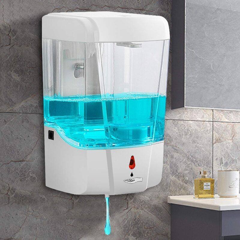 Automatic Hand Soap Dispenser, 700Ml Wall Mounted Soap Dispenser, Touchless Hand Sanitizer Shampoo Dispenser, Touchless