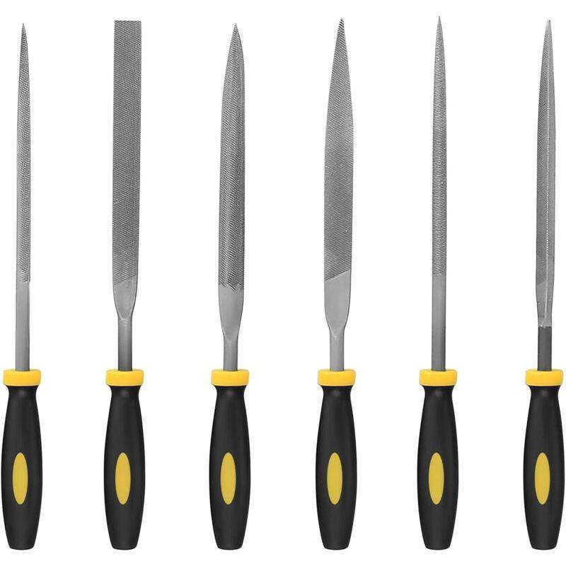 6 Pieces File Set, Files And Rasps, Needle Files, Diamond Rasp Files For Wood/Metal/Workshop/Plastics Repair