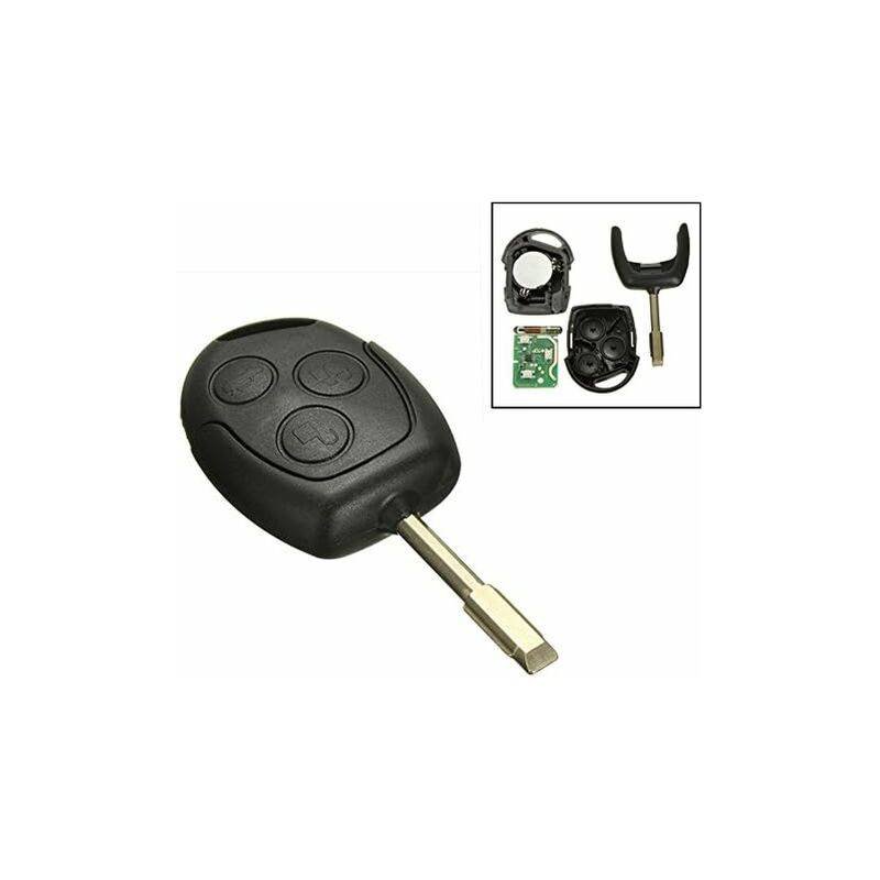 1 pcs 3 Buttons 433Mhz Remote Entry Key Fob Ford/Mondeo/Fiesta/Focus/Ka Transit
