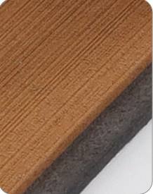 EVA Faux Teak Boat Flooring Border Trim Self Adhesive Marine Decking Strip Non Slip Foam Sheet for Yacht Caravan RV (Light Brown & Black, 240cm x 5.7cm)