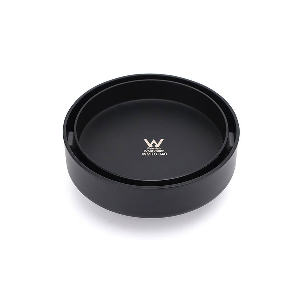 Watermark Matt Black Round 100mm Tile Insert Floor Drain Shower Grate 50mm Waste