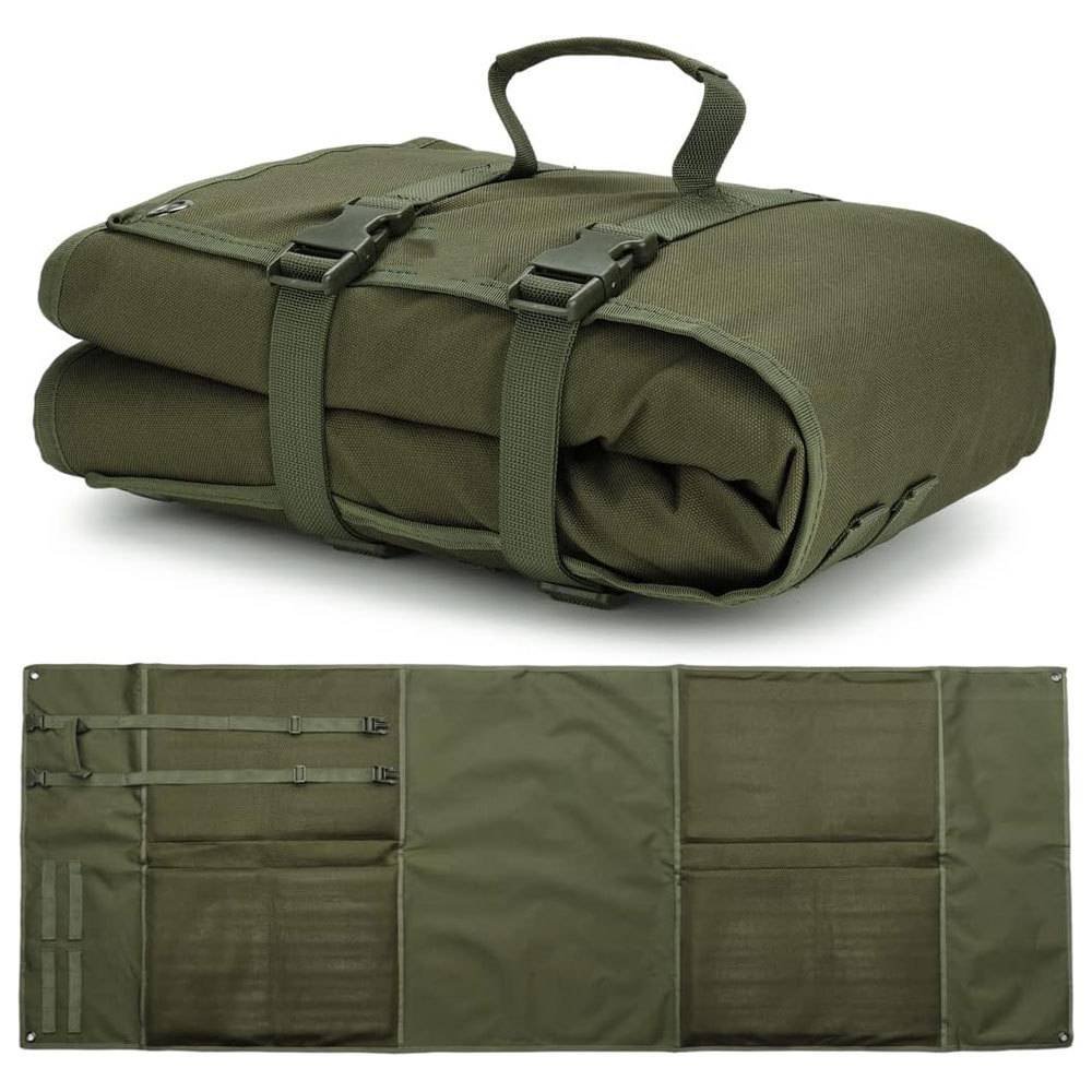 Green Portable Outdoor Tactical Shooting Mat - Field Training, Camping, Picnic & Moisture-Proof Nap Pad (200x73 cm / 78x28.5 inches)