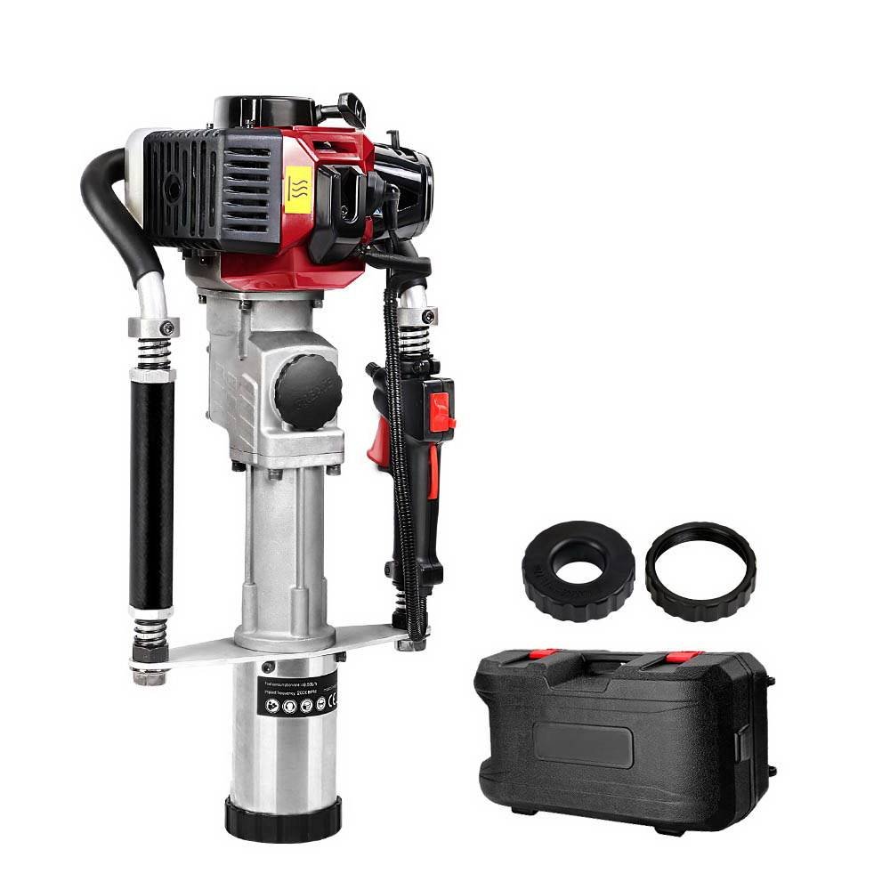 Giantz Petrol Post Driver 2-Stroke 32.7CC Rammer Pile Star Picket Fence Hole Red